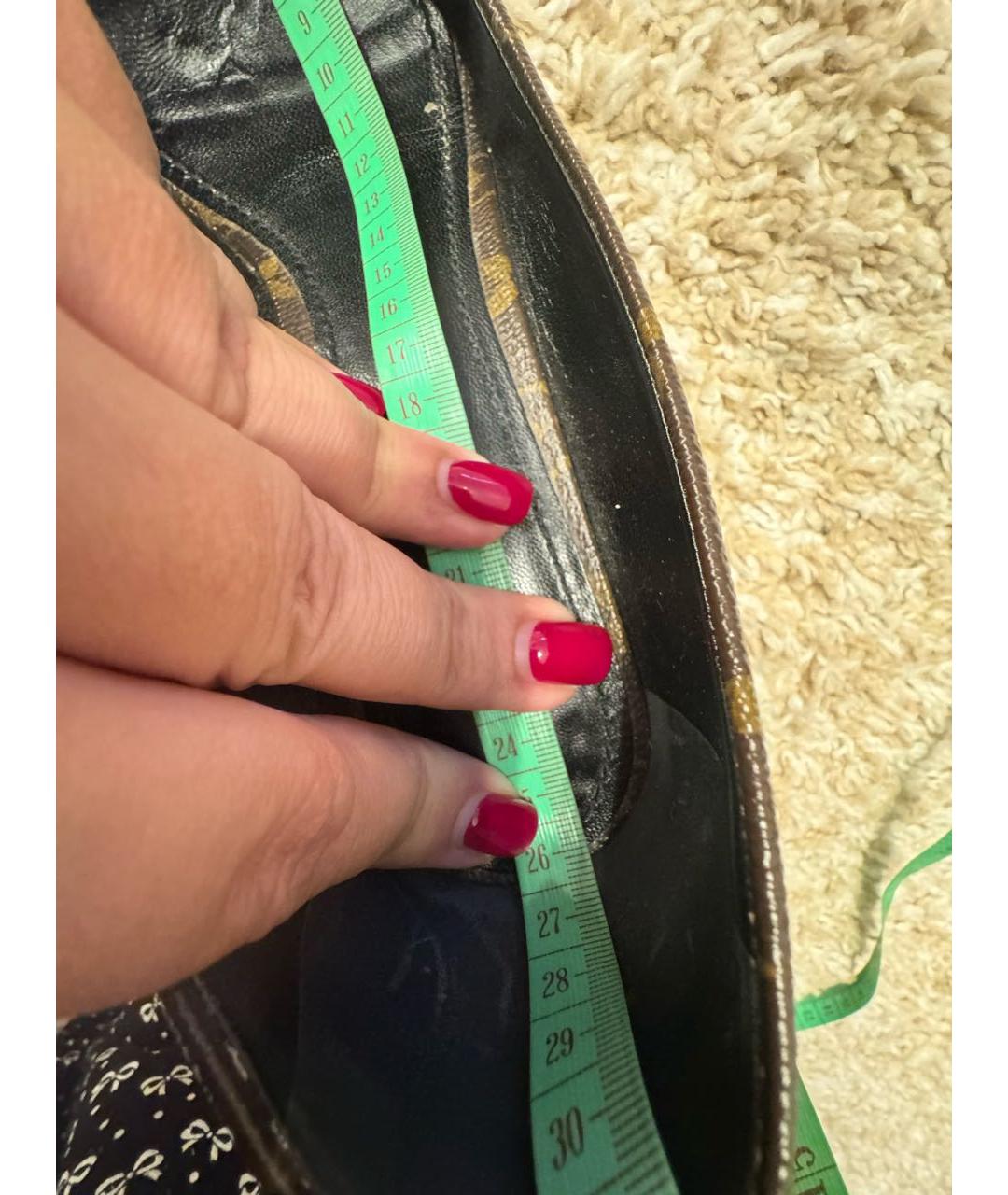 LOUIS VUITTON Коричневые кожаные туфли, фото 8