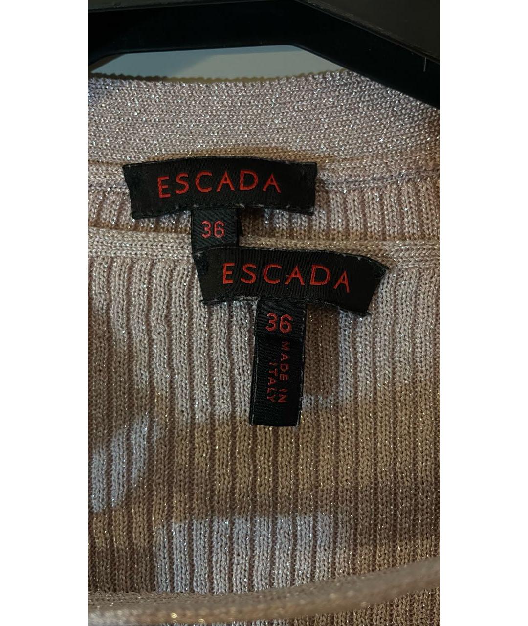 ESCADA Розовый вискозный кардиган, фото 6
