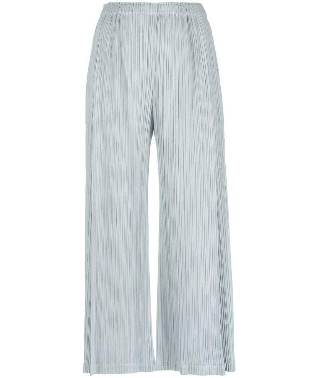 ISSEY MIYAKE Серые полиэстеровые брюки широкие, фото 1