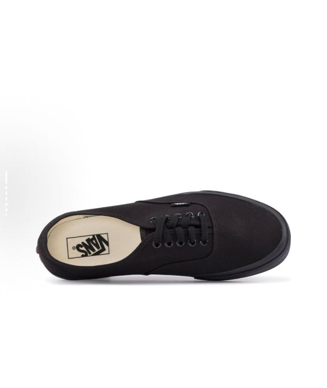 VANS Черные текстильные кроссовки, фото 4