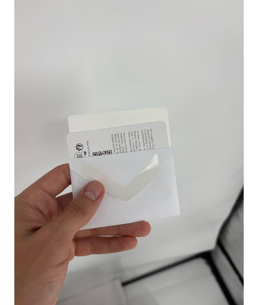 MAISON MARGIELA Голубой кожаный кардхолдер, фото 4