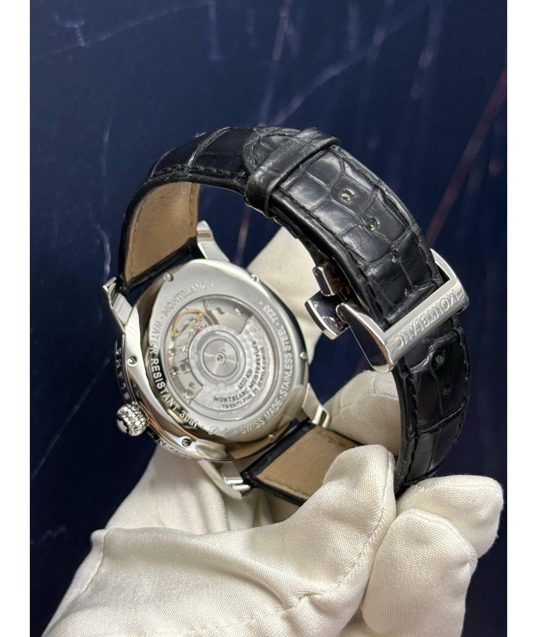 MONTBLANC Черные часы, фото 5