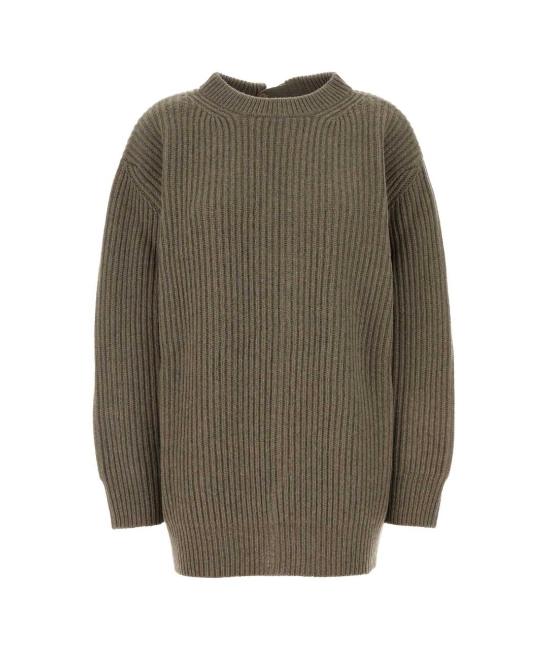 MM6 MAISON MARGIELA Хаки шерстяной джемпер / свитер, фото 1