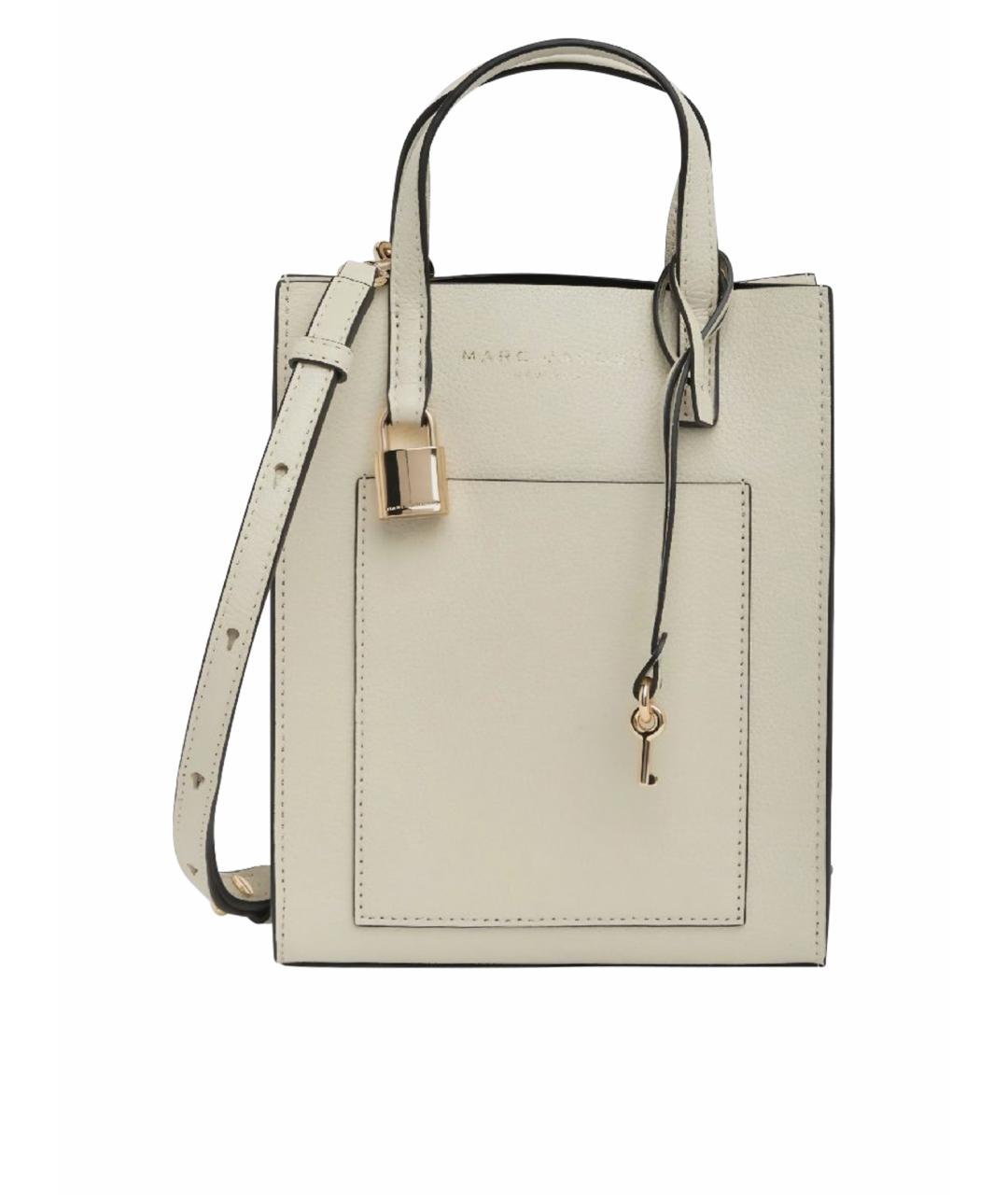 MARC JACOBS Бежевая кожаная сумка через плечо, фото 1