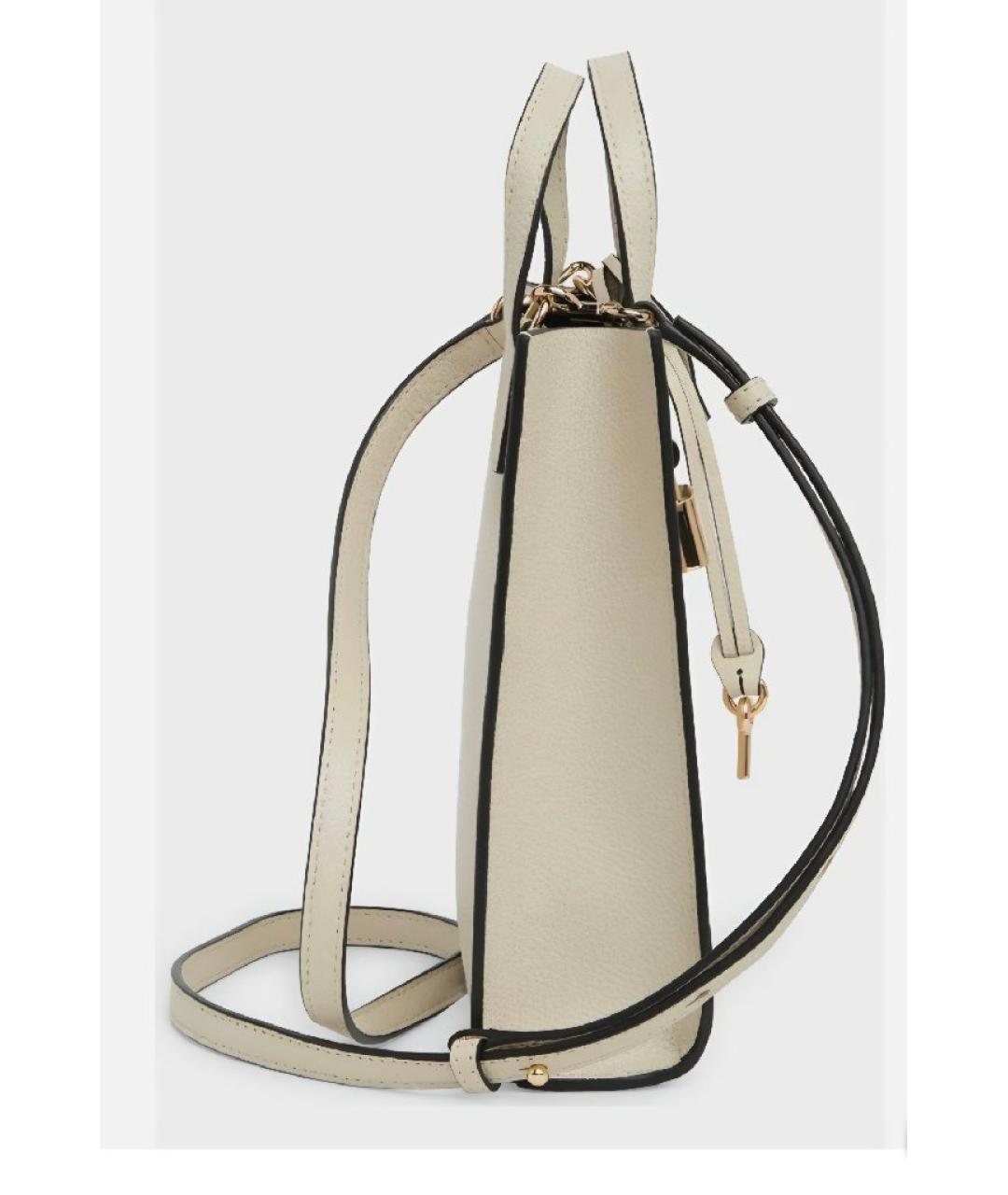 MARC JACOBS Бежевая кожаная сумка через плечо, фото 4