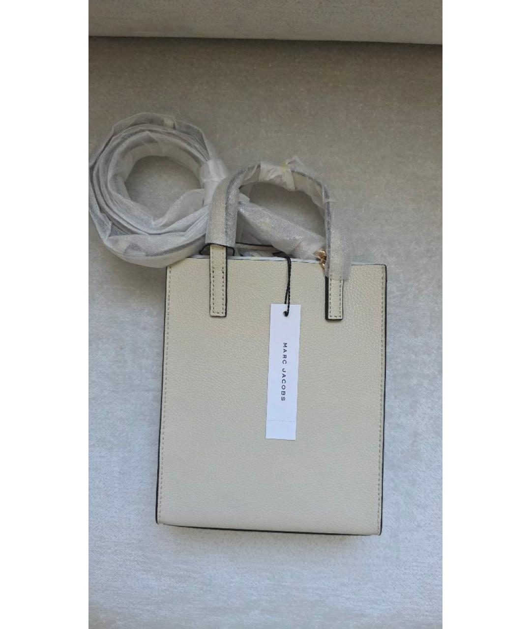 MARC JACOBS Бежевая кожаная сумка через плечо, фото 7
