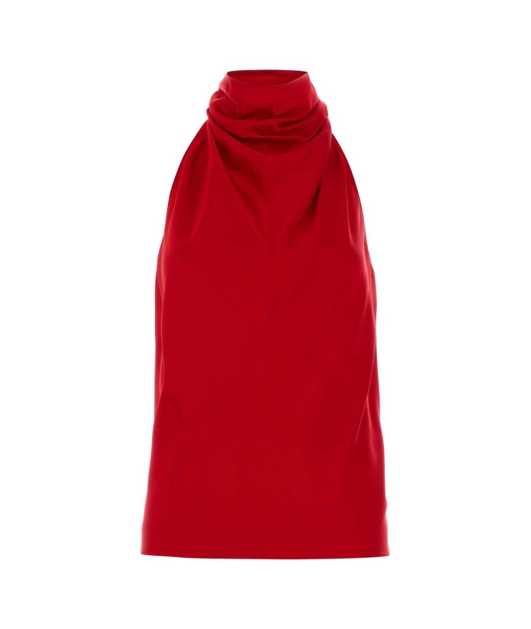 STELLA MCCARTNEY Красная ацетатная блузы, фото 1