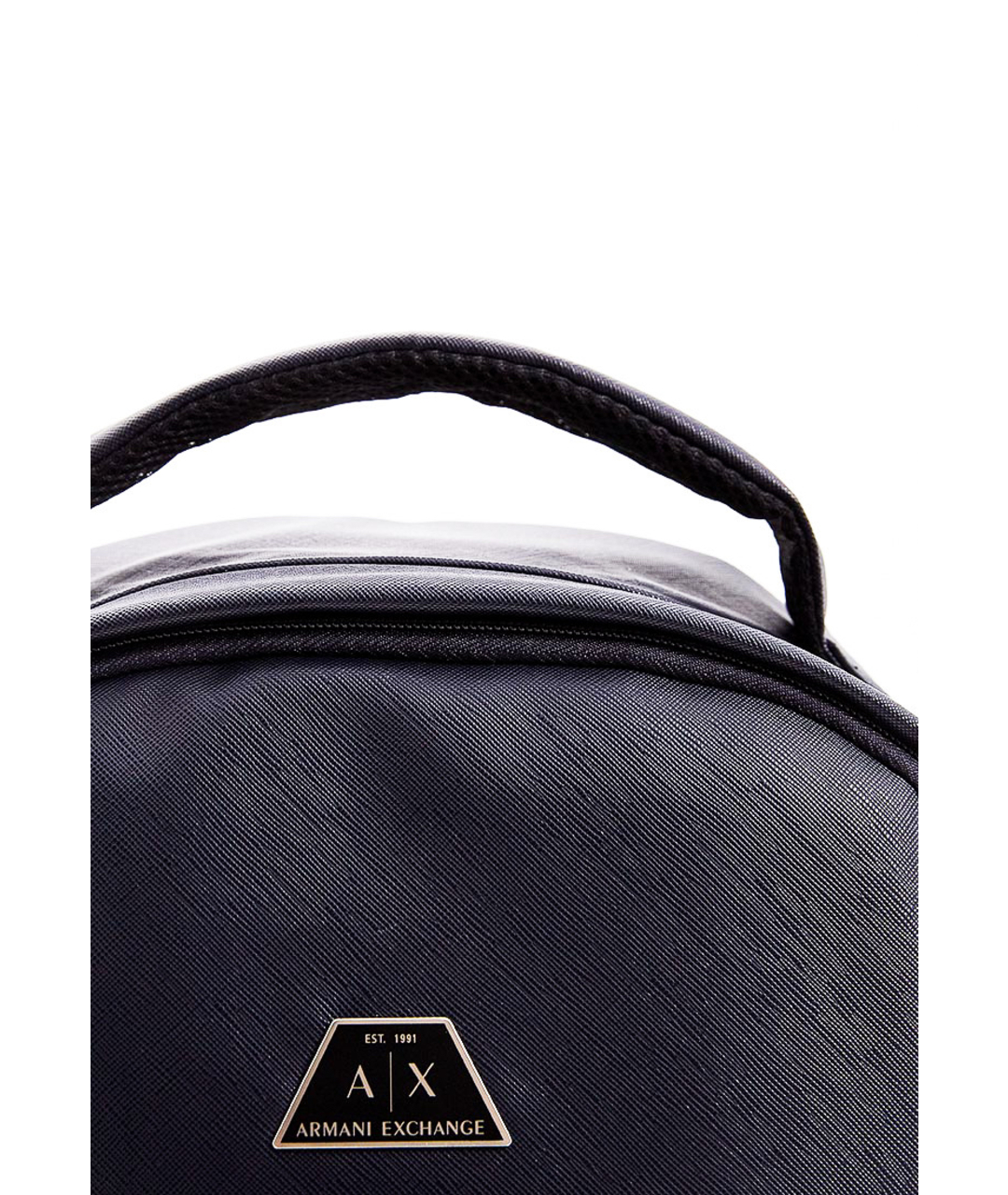 EMPORIO ARMANI Темно-синий рюкзак из искусственной кожи, фото 2