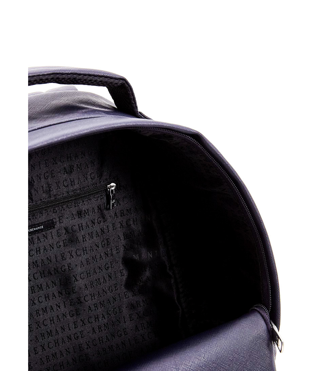 EMPORIO ARMANI Темно-синий рюкзак из искусственной кожи, фото 4