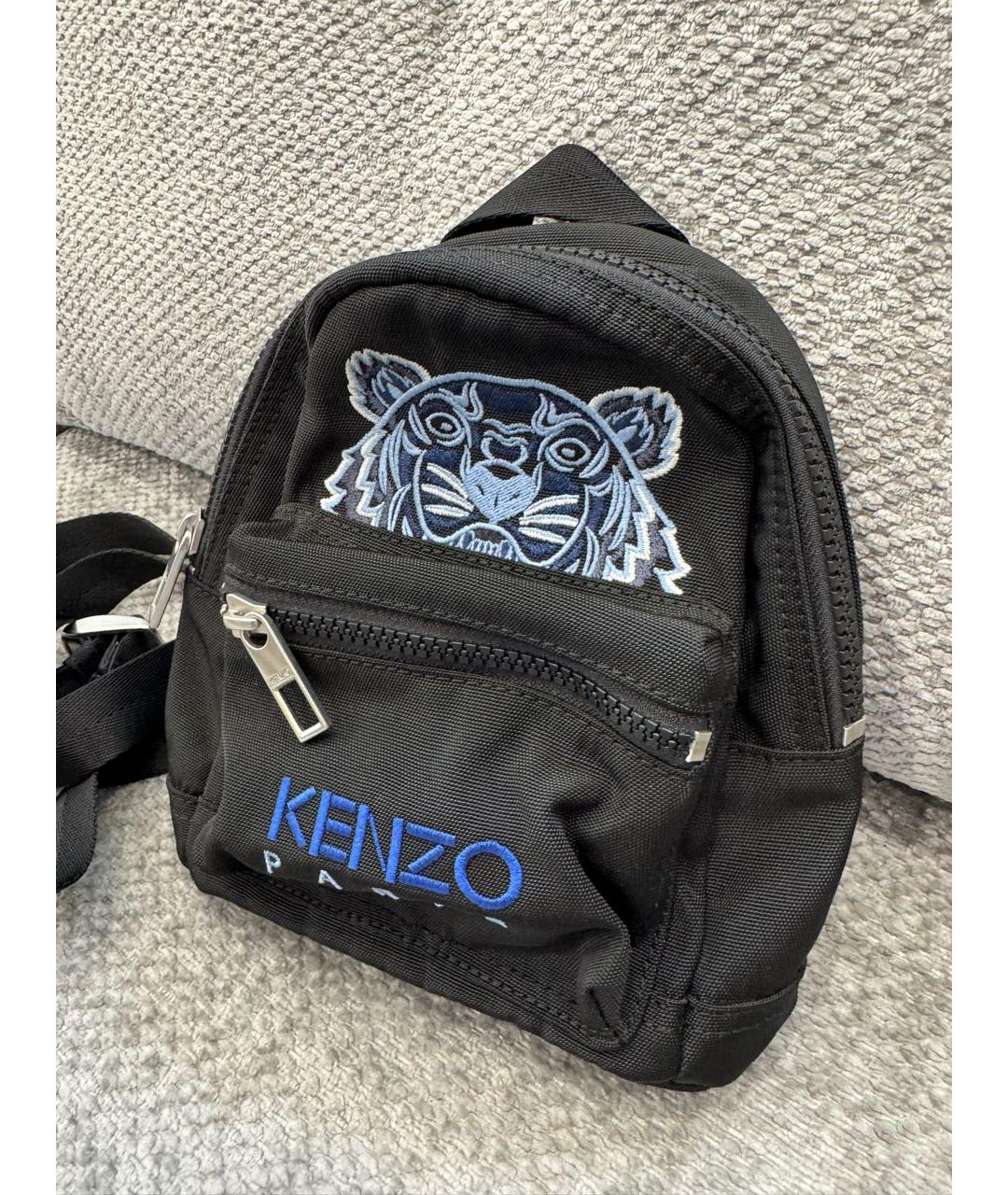 KENZO Черный тканевый рюкзак, фото 2