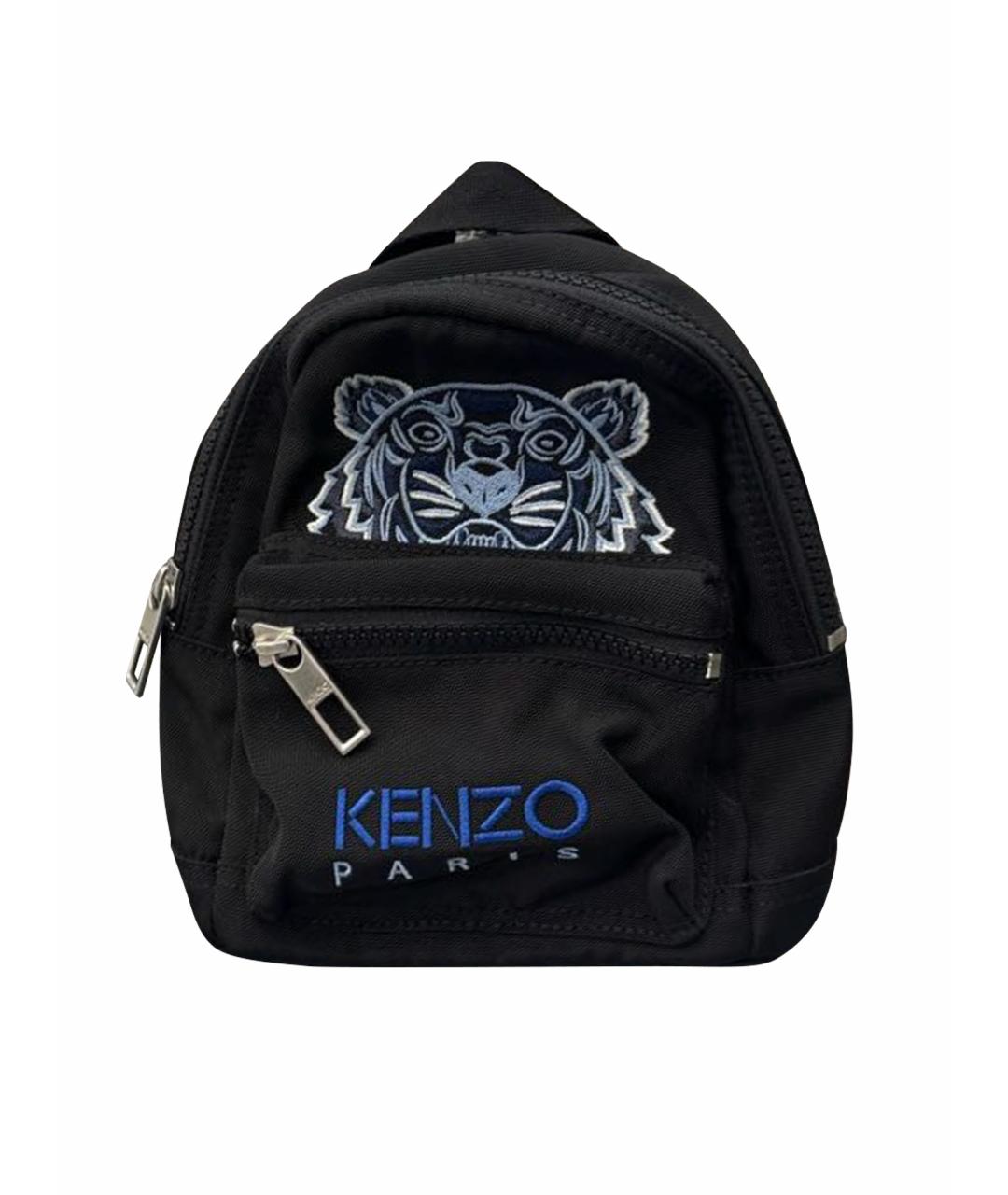 KENZO Черный тканевый рюкзак, фото 1