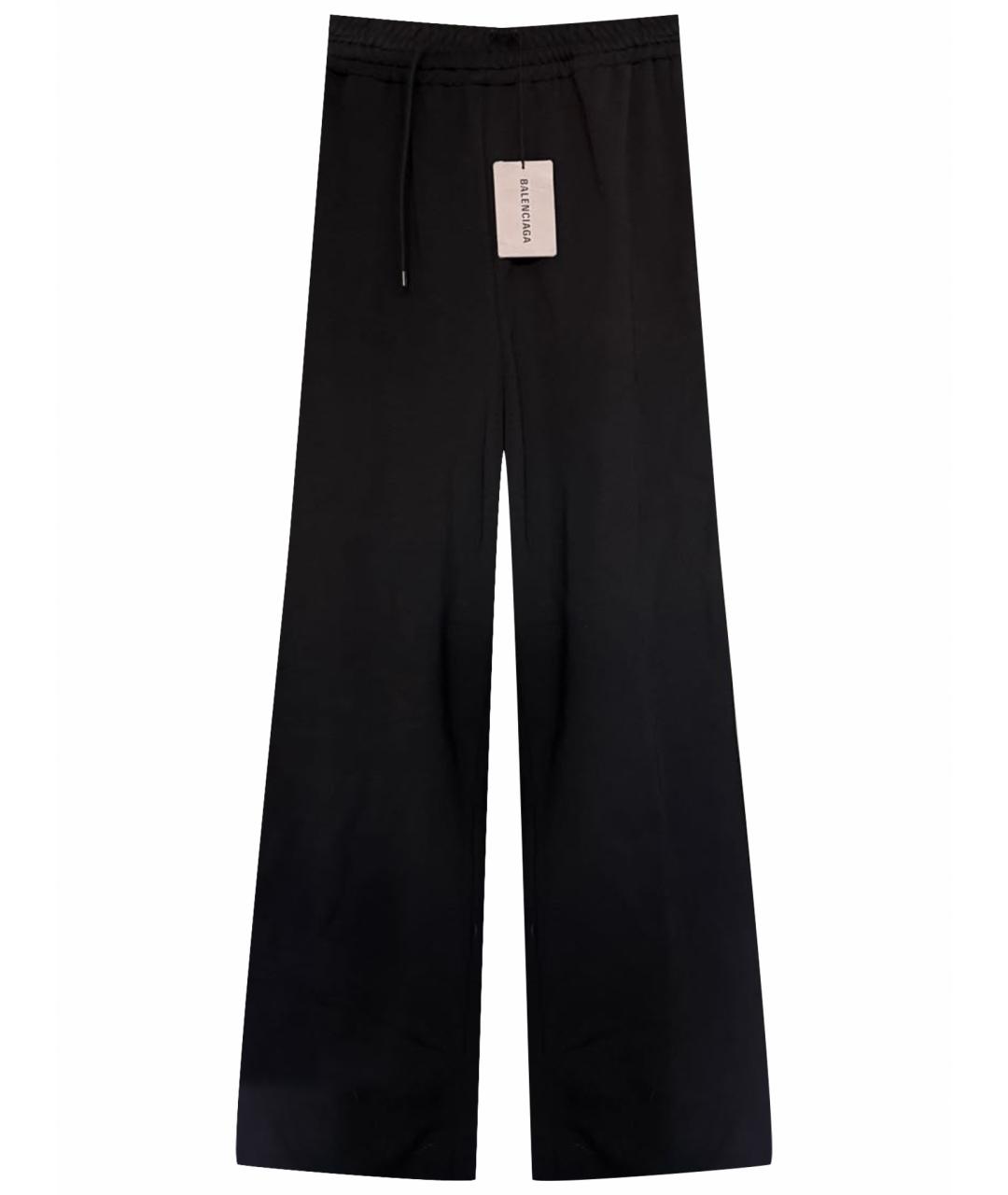 BALENCIAGA Черные хлопко-эластановые спортивные брюки и шорты, фото 1
