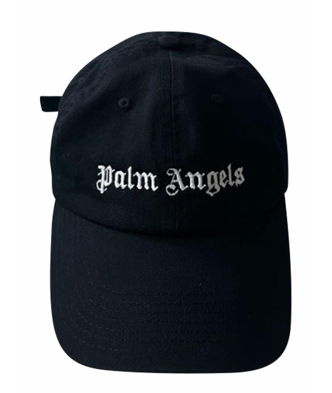 PALM ANGELS Черная хлопковая кепка, фото 1