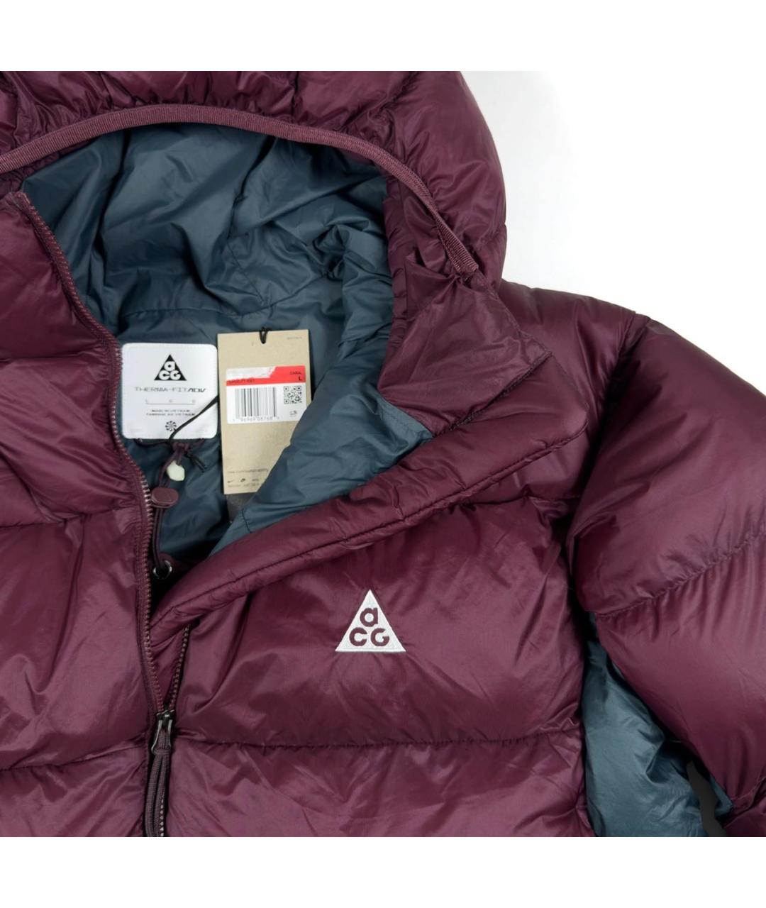 NIKE ACG Бордовая куртка, фото 4