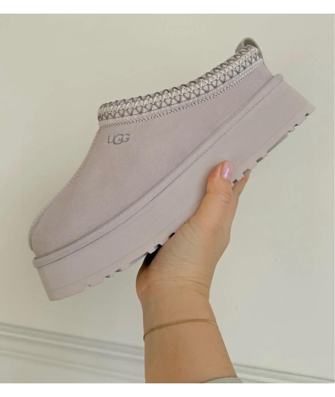 UGG AUSTRALIA Розовые замшевые мюли, фото 4