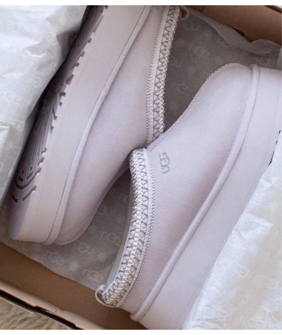 UGG AUSTRALIA Розовые замшевые мюли, фото 3