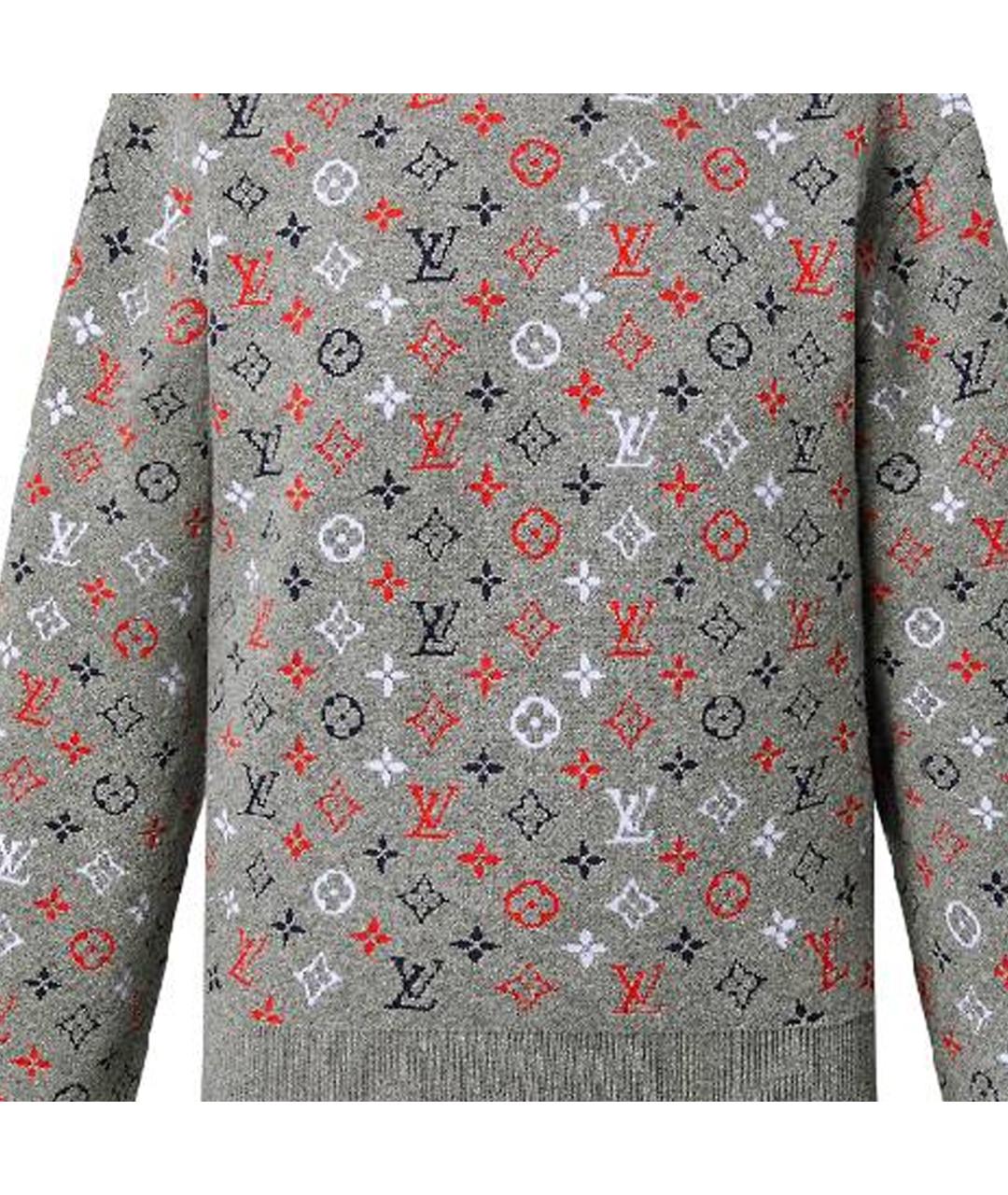 LOUIS VUITTON Серый джемпер / свитер, фото 6