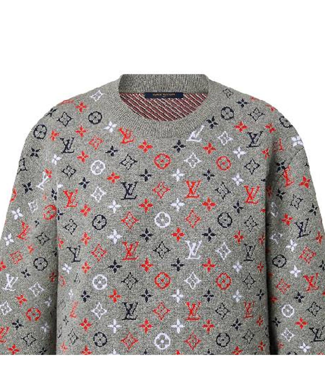 LOUIS VUITTON Серый джемпер / свитер, фото 4