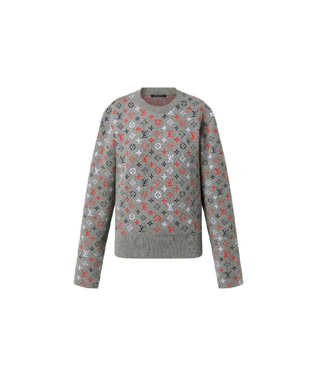 LOUIS VUITTON Серый джемпер / свитер, фото 1
