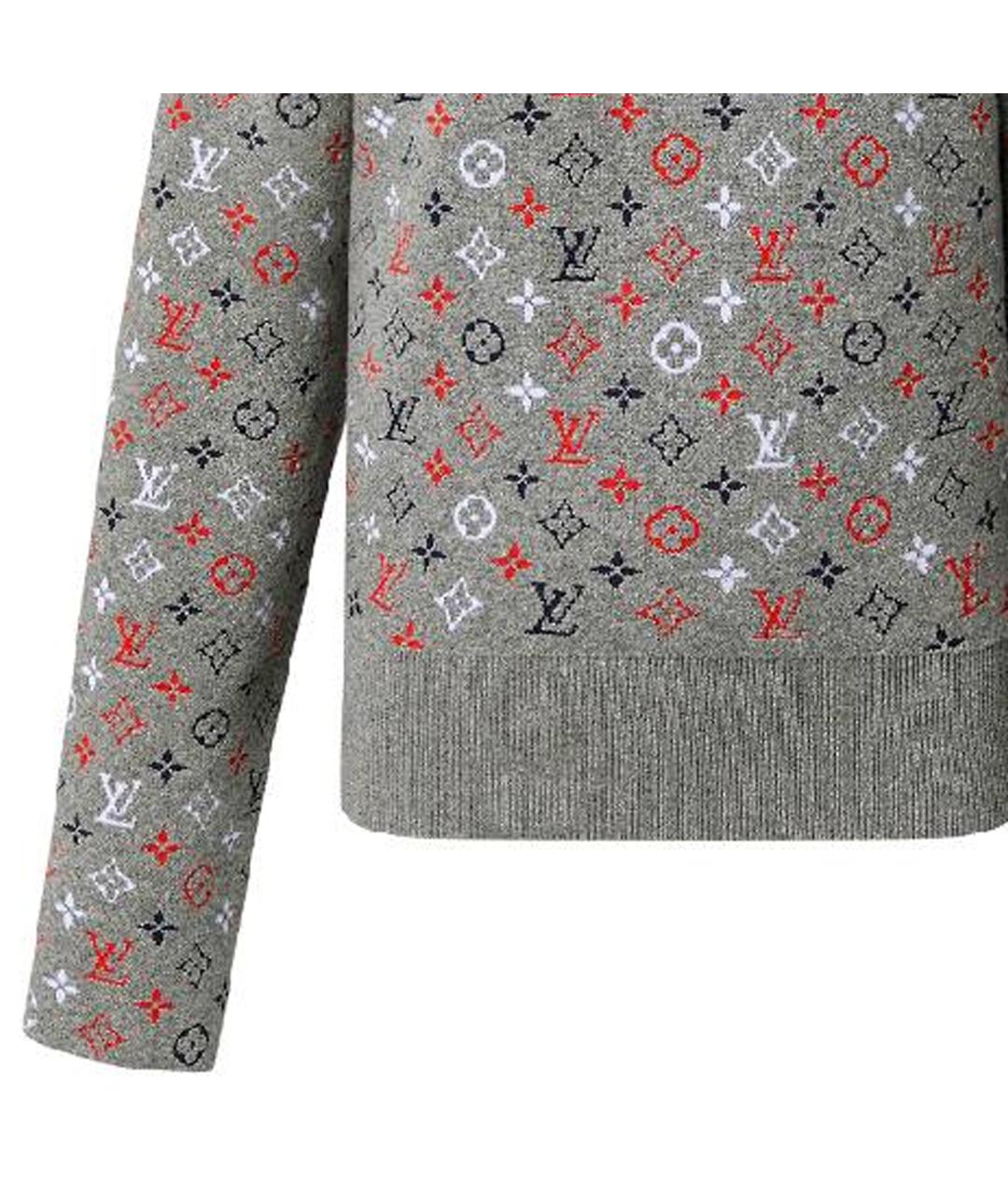 LOUIS VUITTON Серый джемпер / свитер, фото 5