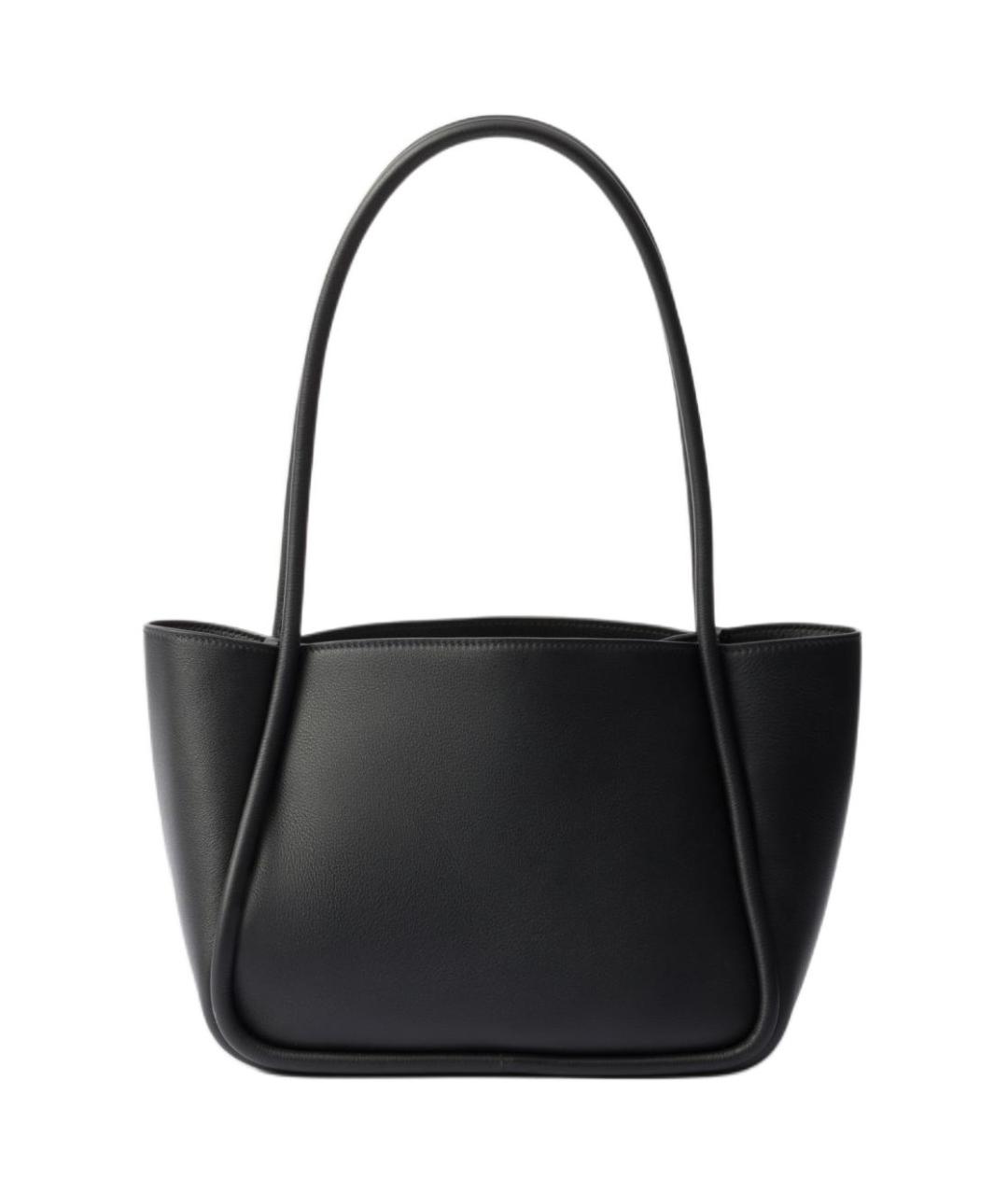 PRADA Черная кожаная сумка через плечо, фото 4