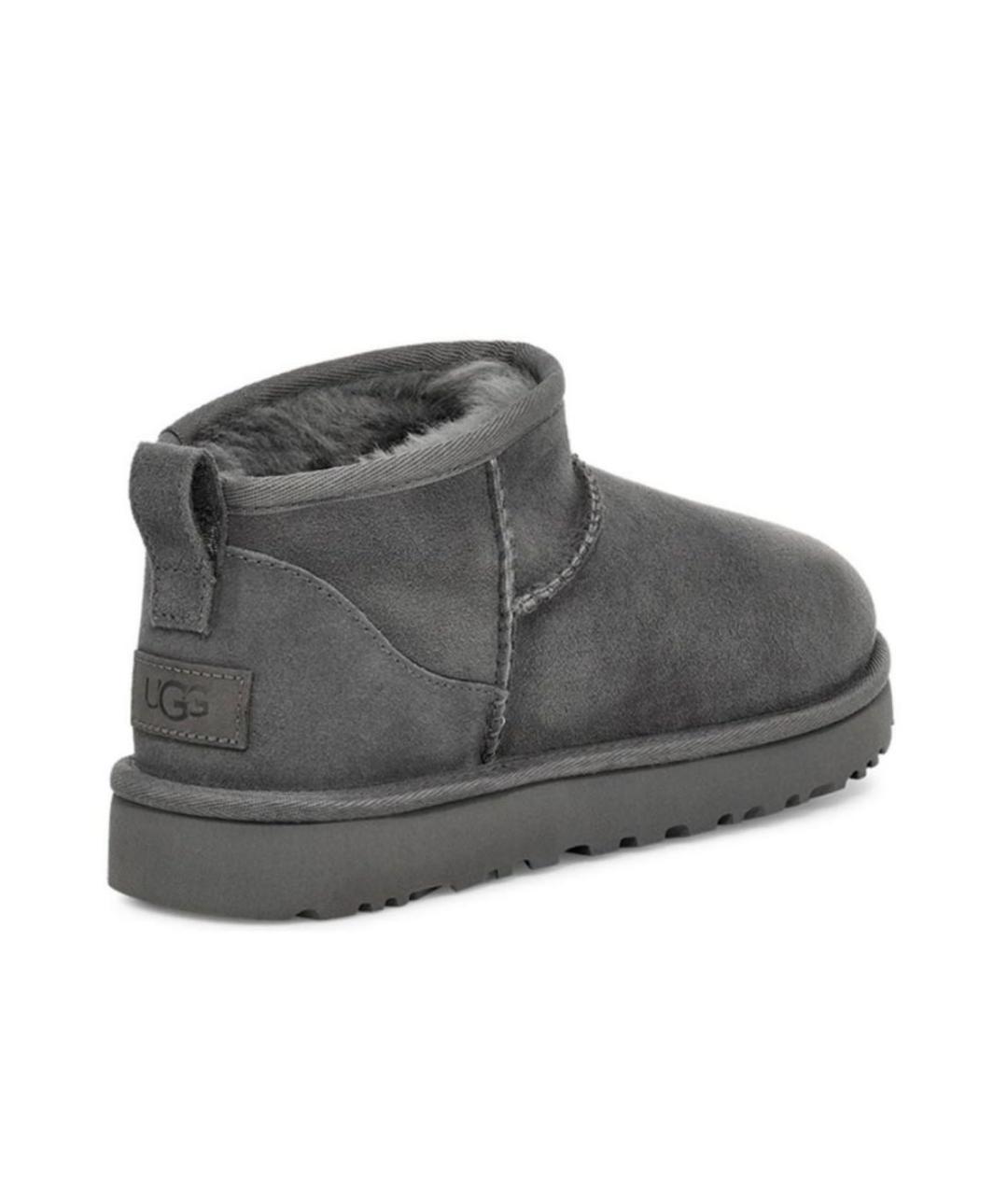 UGG AUSTRALIA Серые замшевые ботинки, фото 3