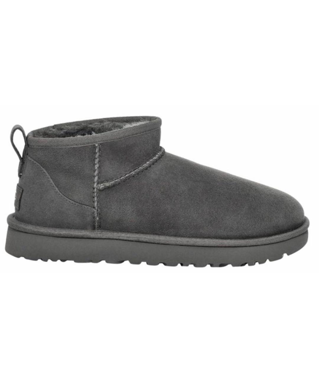 UGG AUSTRALIA Серые замшевые ботинки, фото 6