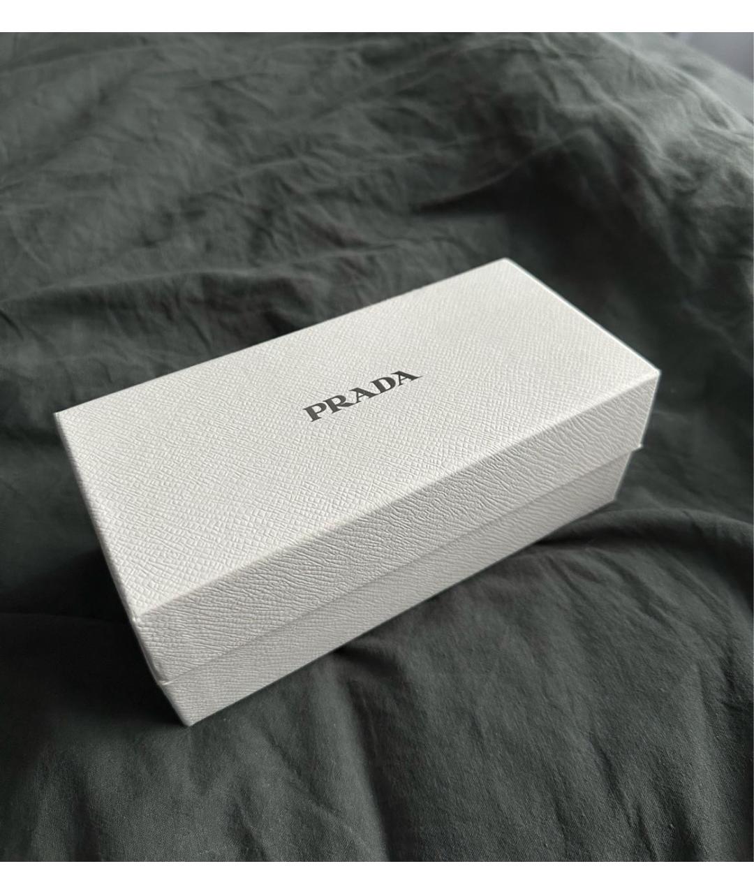 PRADA Черные пластиковые солнцезащитные очки, фото 4