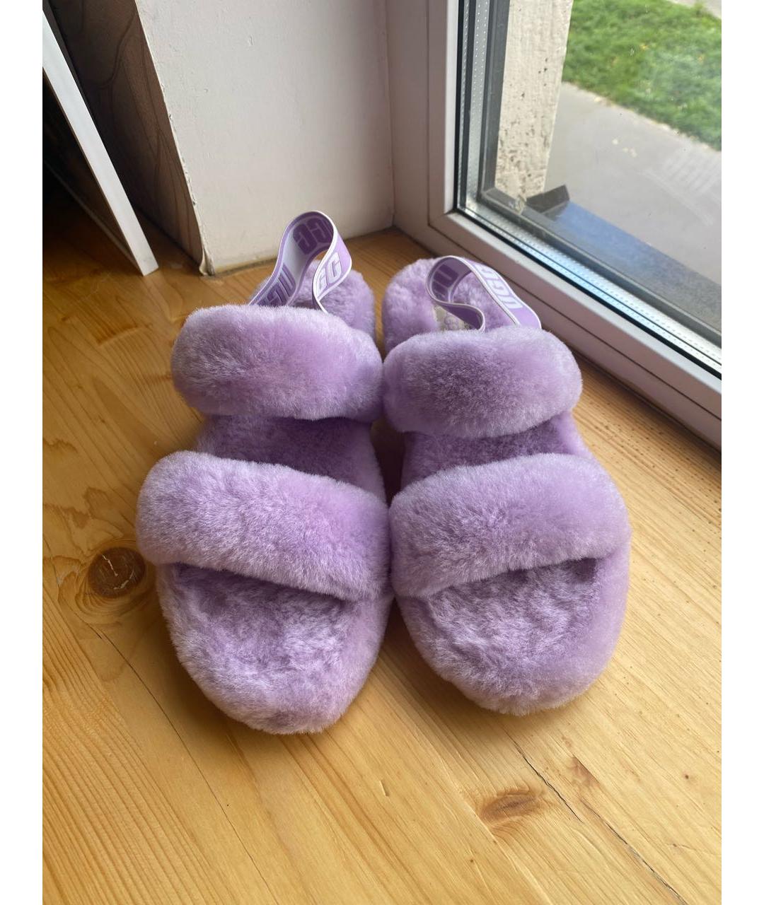 UGG AUSTRALIA Фиолетовые сандалии, фото 2
