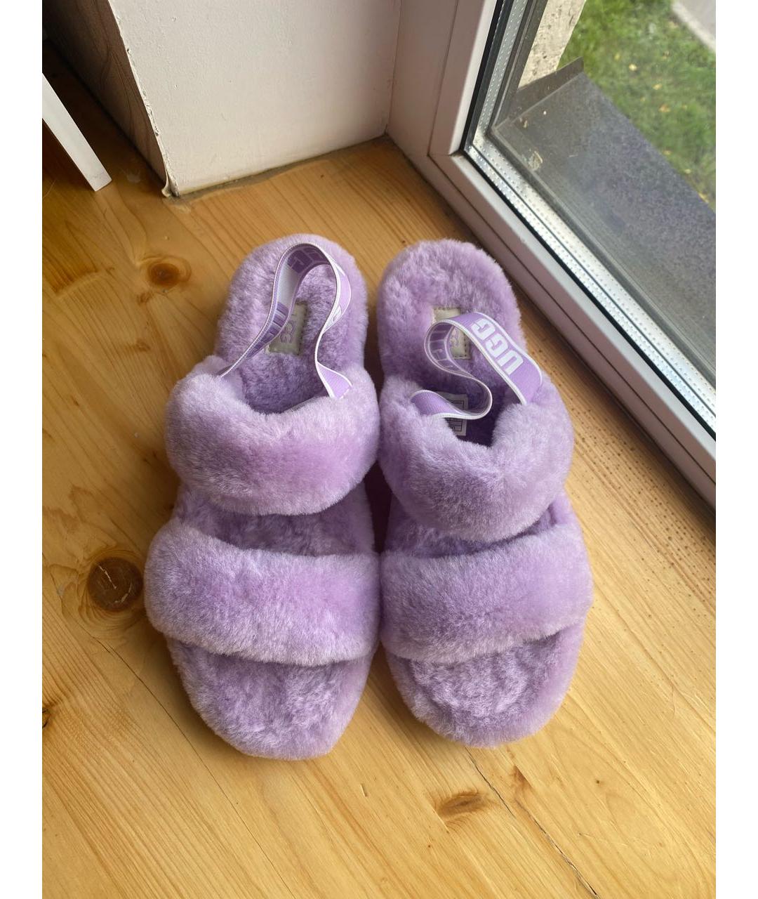 UGG AUSTRALIA Фиолетовые сандалии, фото 3