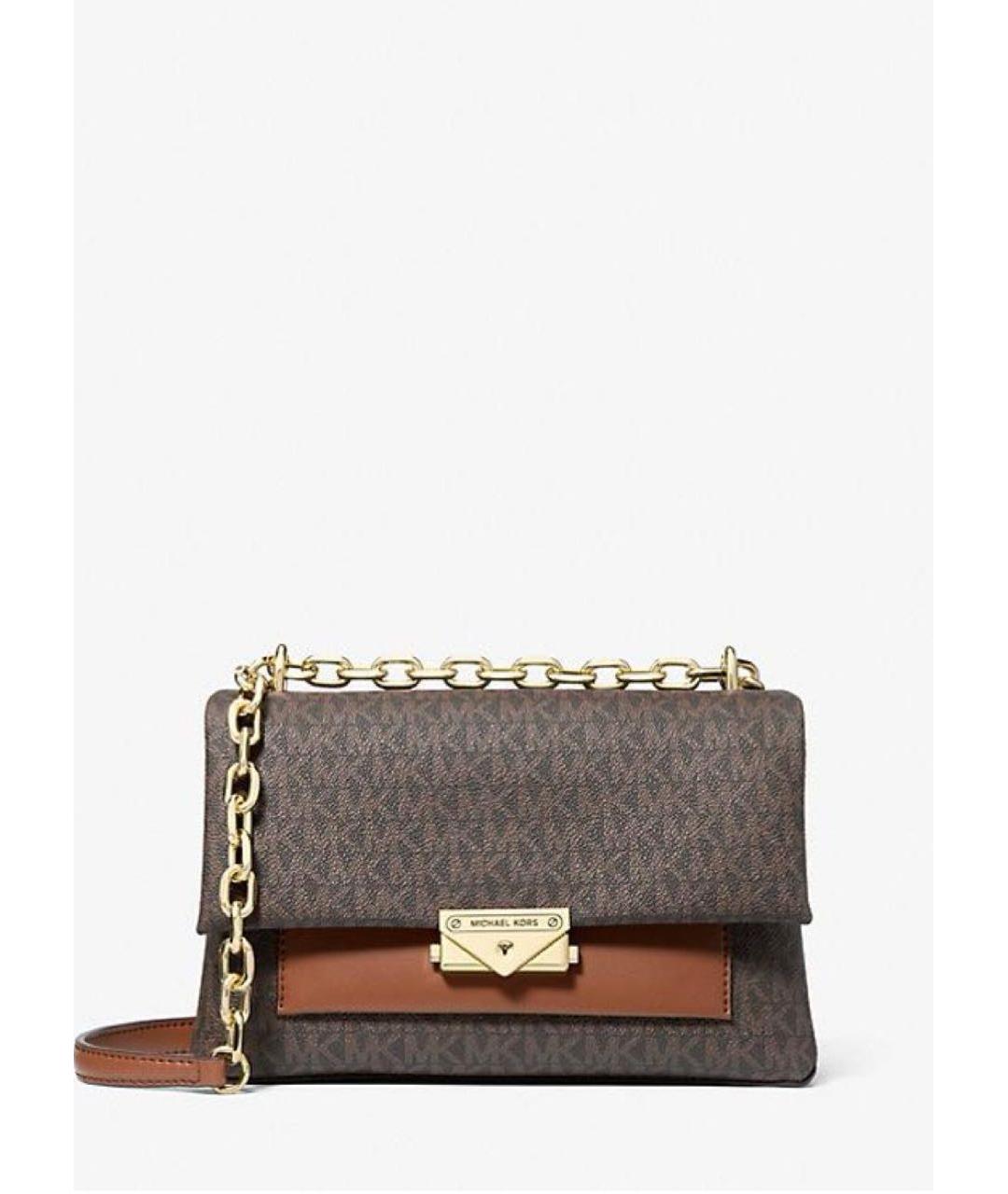 MICHAEL KORS Коричневая сумка через плечо, фото 3