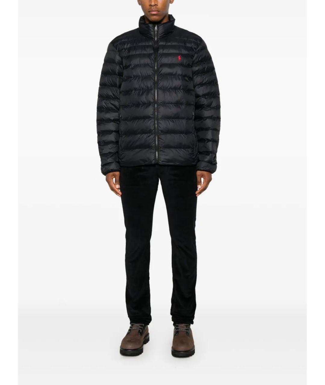 POLO RALPH LAUREN Черный пуховик, фото 2