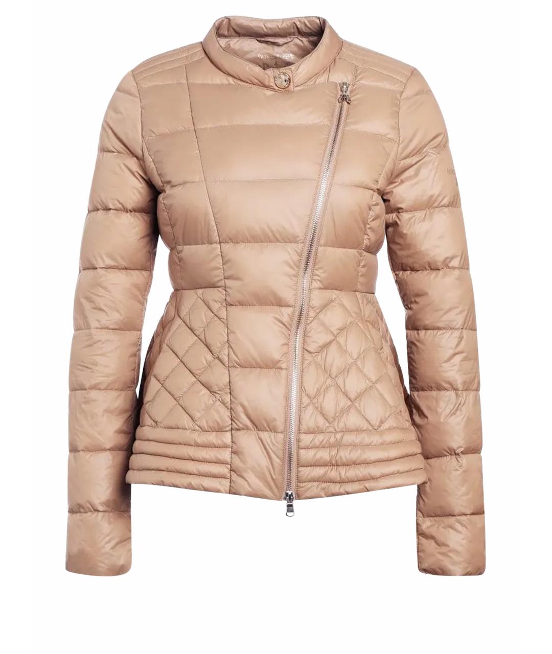 PATRIZIA PEPE Бежевая полиамидовая куртка, фото 1