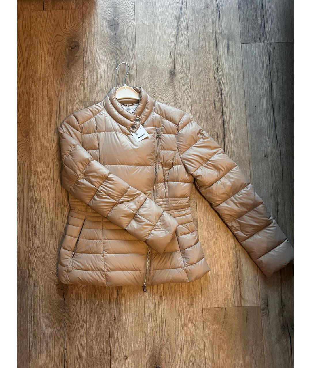 PATRIZIA PEPE Бежевая полиамидовая куртка, фото 7