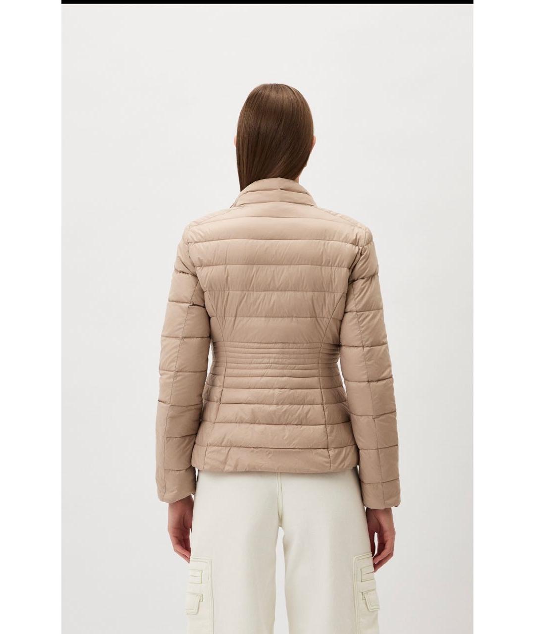 PATRIZIA PEPE Бежевая полиамидовая куртка, фото 3