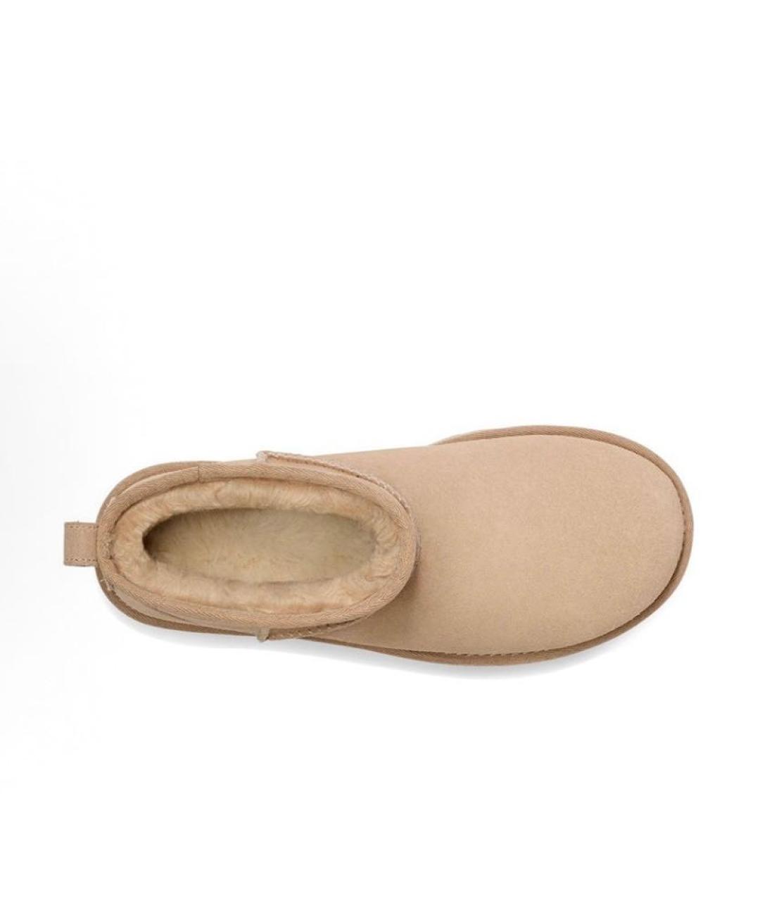 UGG AUSTRALIA Бежевые замшевые ботинки, фото 3
