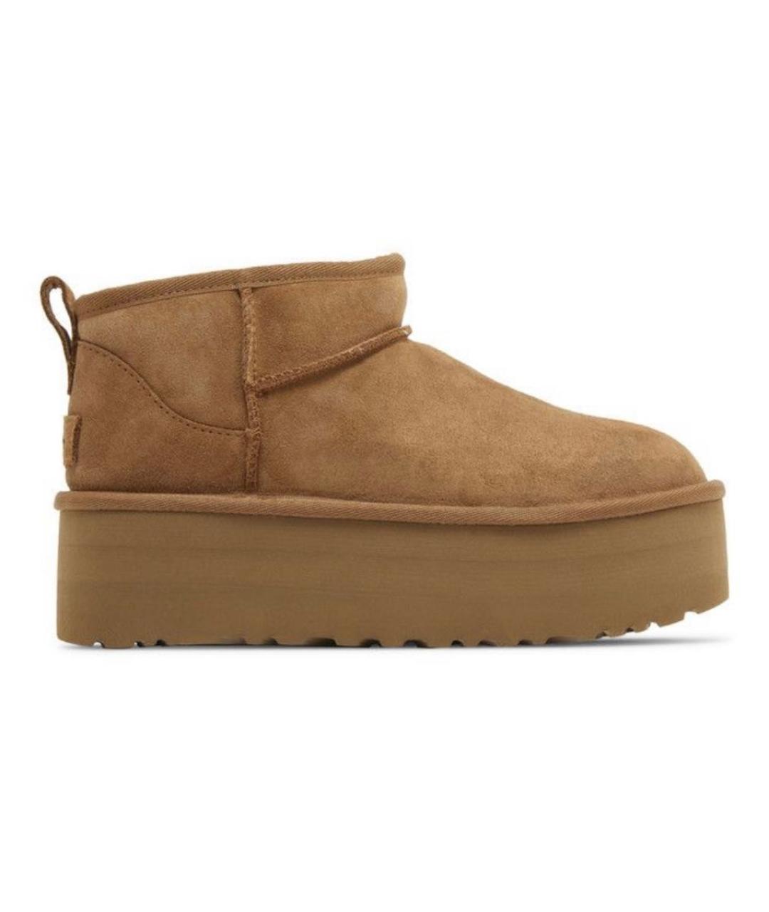 UGG AUSTRALIA Коричневые замшевые ботинки, фото 8