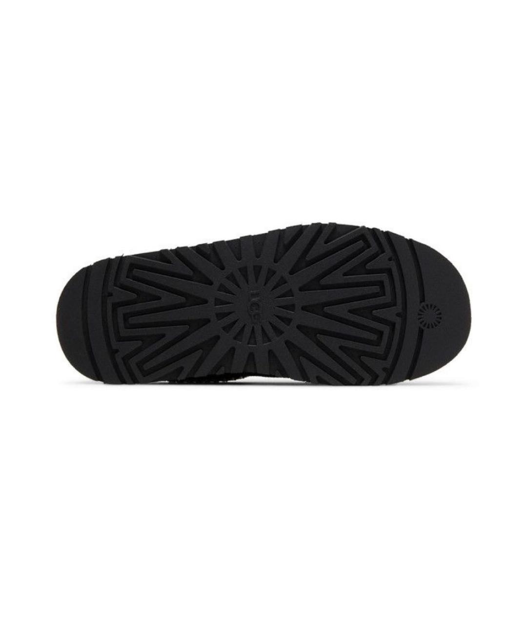 UGG AUSTRALIA Черные замшевые сабо, фото 4