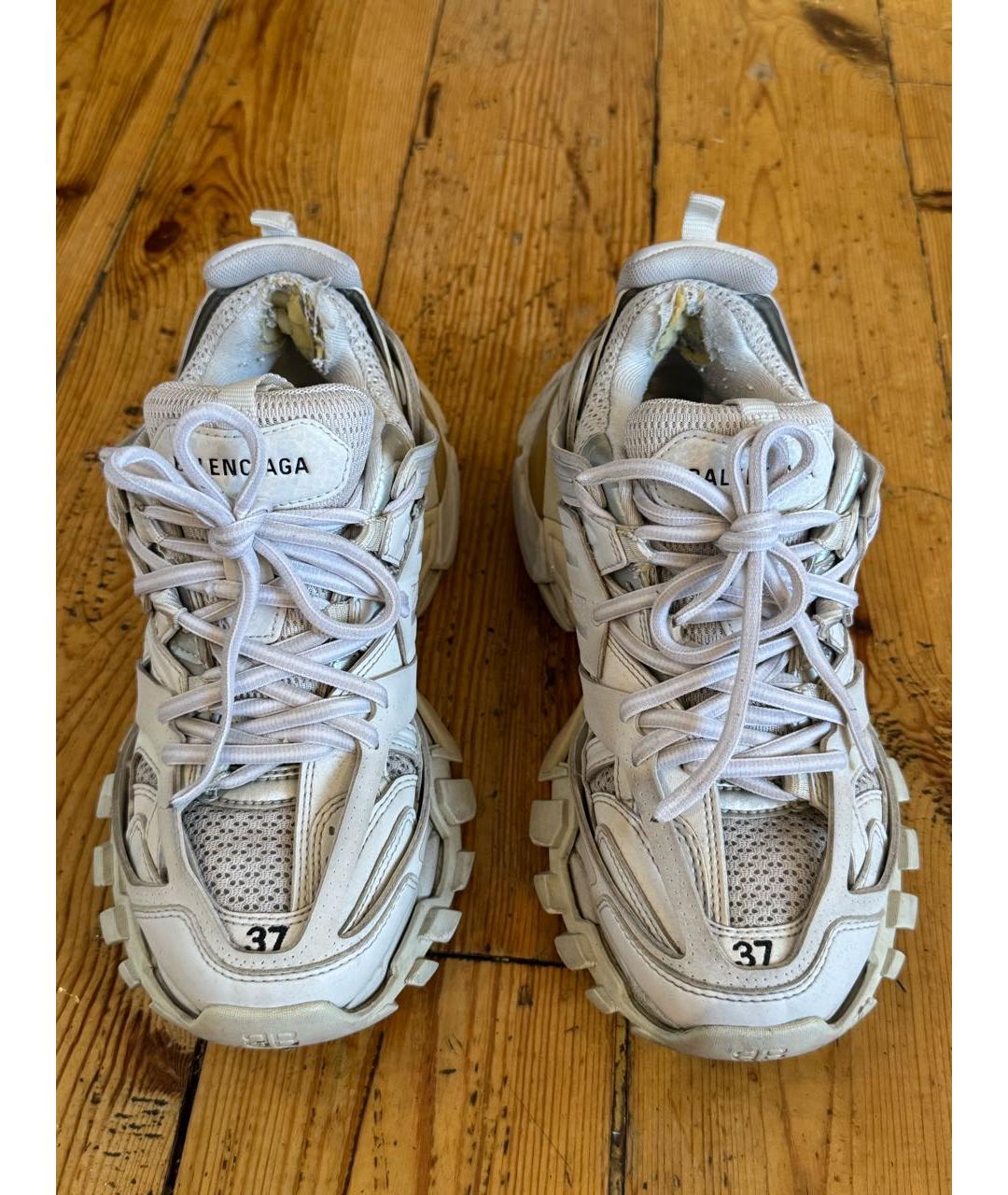 BALENCIAGA Белые кроссовки, фото 2