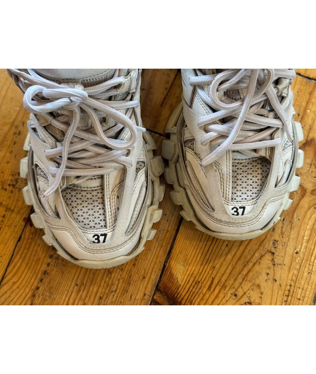 BALENCIAGA Белые кроссовки, фото 6