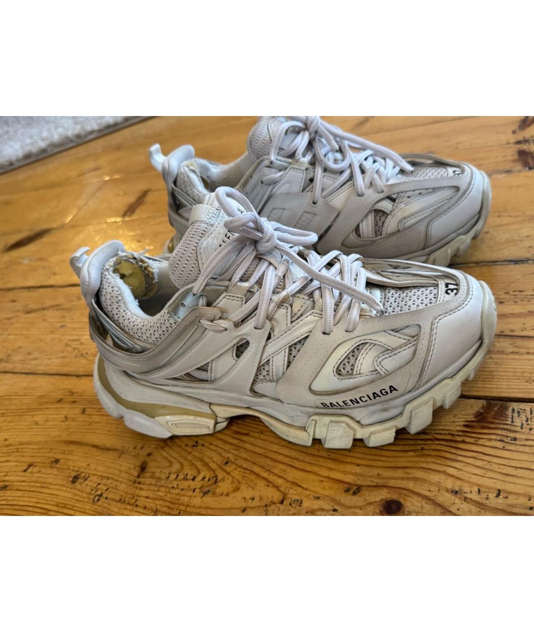 BALENCIAGA Белые кроссовки, фото 7