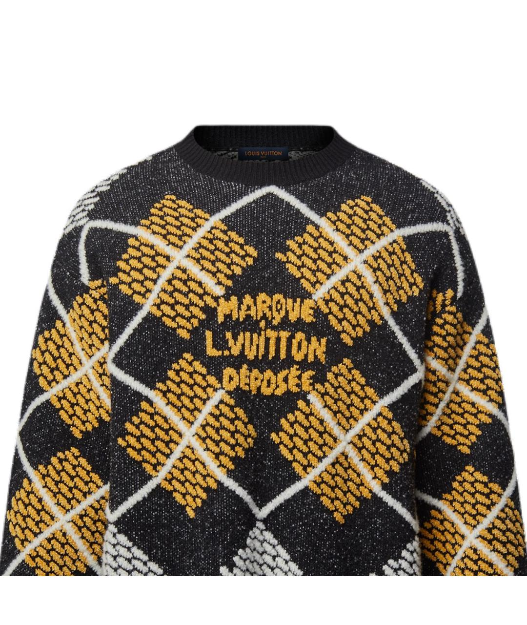 LOUIS VUITTON Черный джемпер / свитер, фото 7