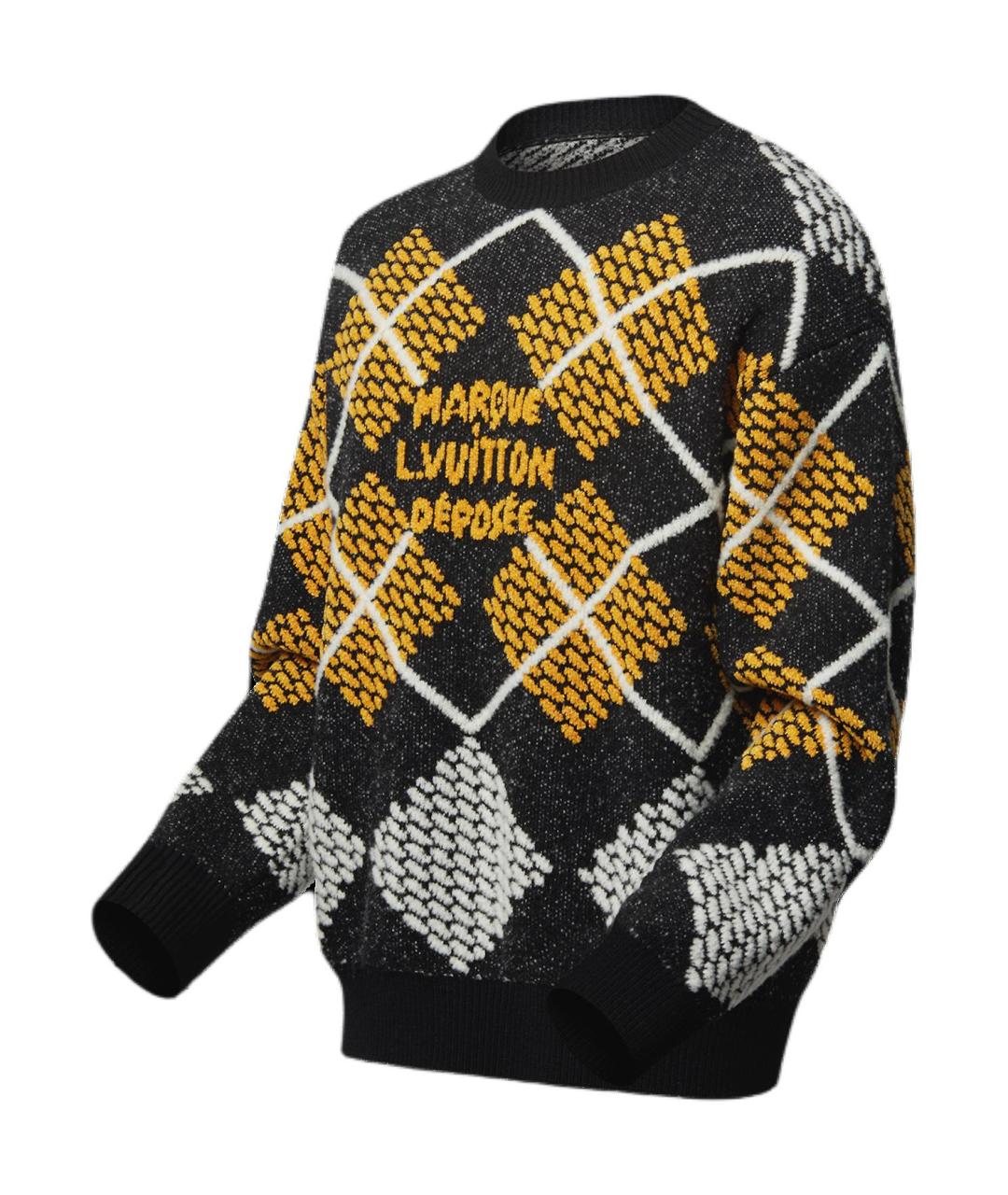 LOUIS VUITTON Черный джемпер / свитер, фото 3