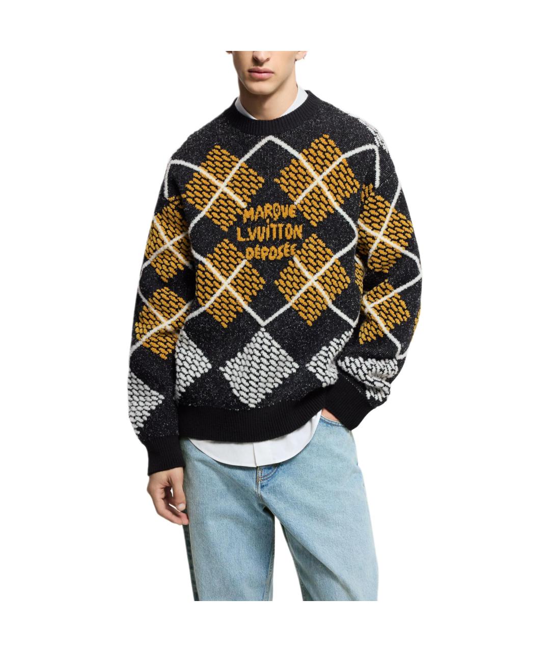 LOUIS VUITTON Черный джемпер / свитер, фото 4