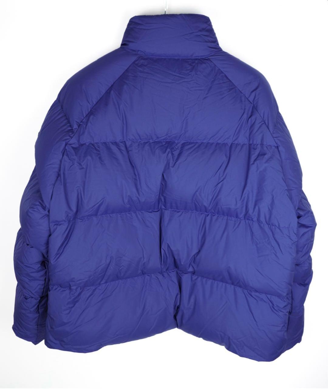 MONCLER Фиолетовый полиамидовый пуховик, фото 3