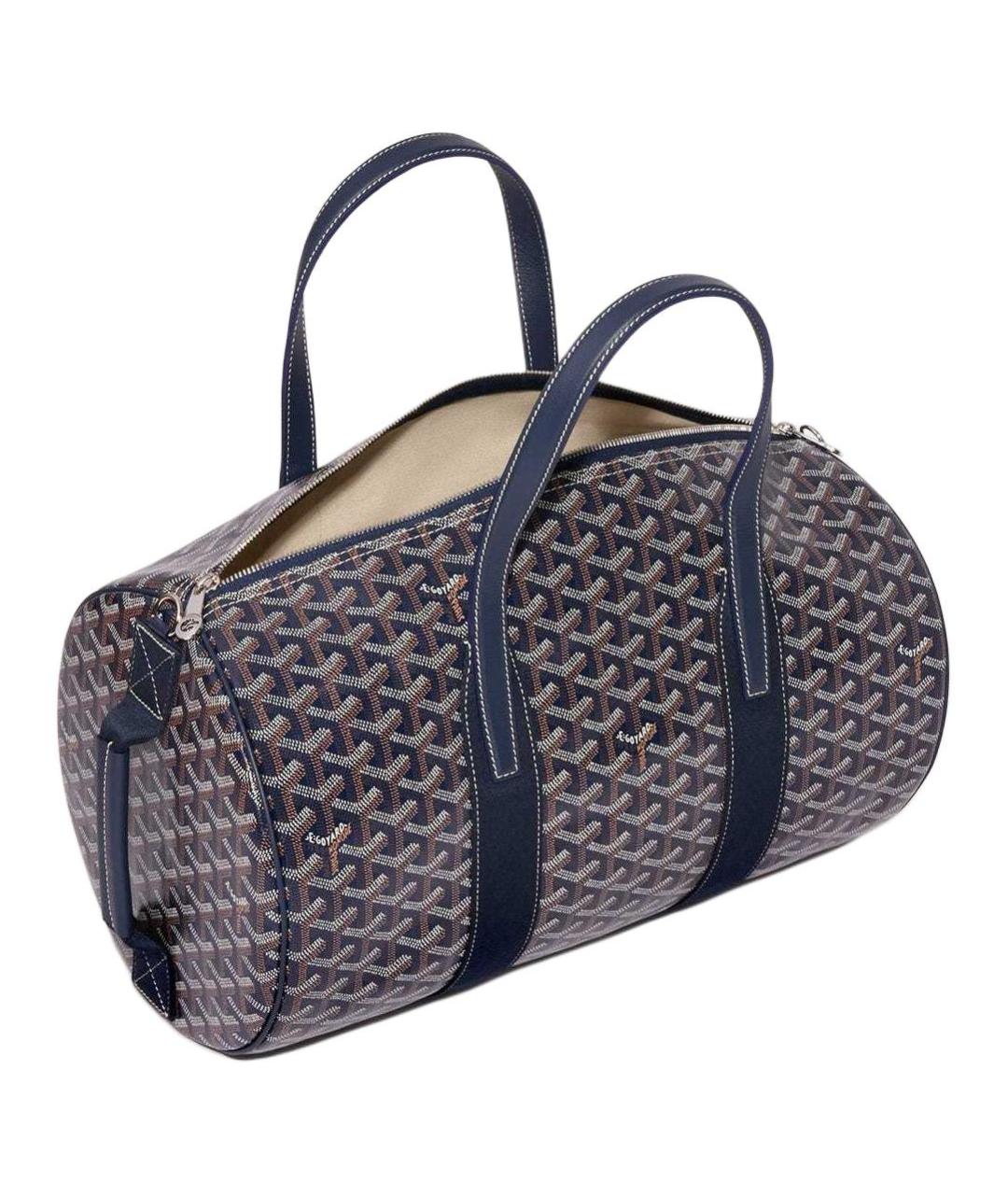 GOYARD Темно-синяя дорожная/спортивная сумка, фото 3