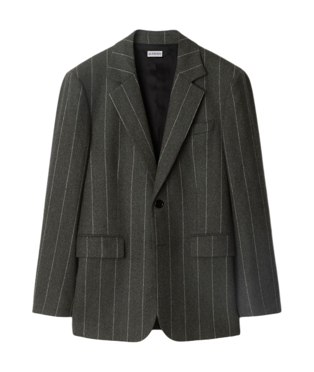 BURBERRY Серый классический костюм, фото 1
