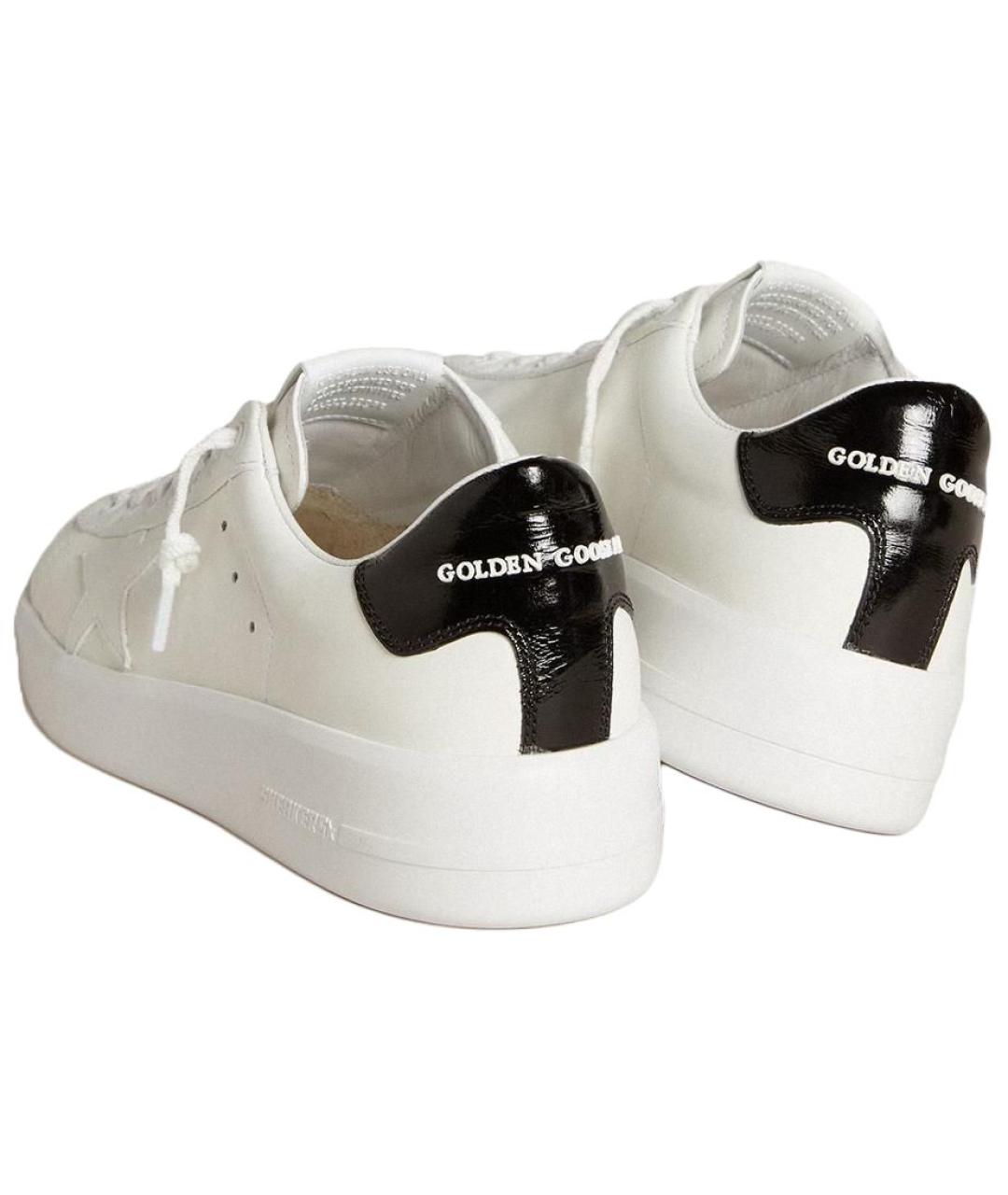 GOLDEN GOOSE DELUXE BRAND Белые кожаные кроссовки, фото 4