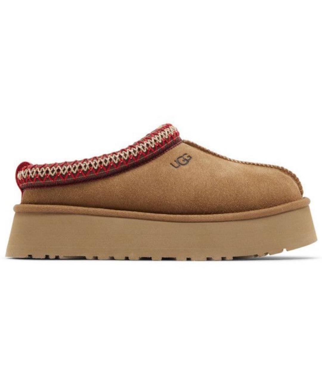 UGG AUSTRALIA Коричневые замшевые сабо, фото 9