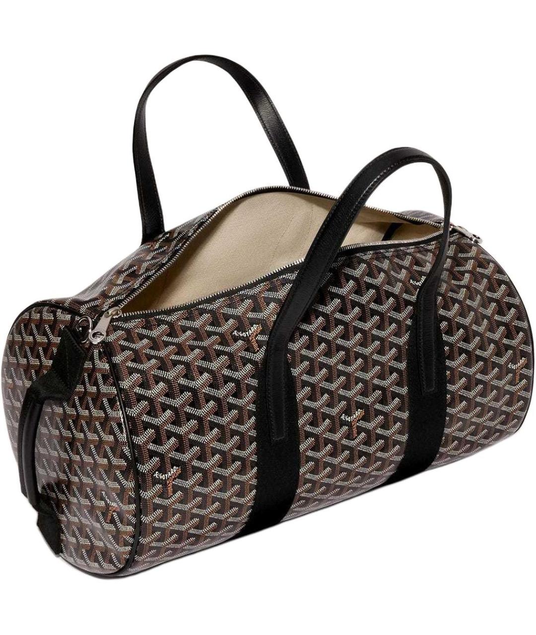GOYARD Коричневая дорожная/спортивная сумка, фото 3